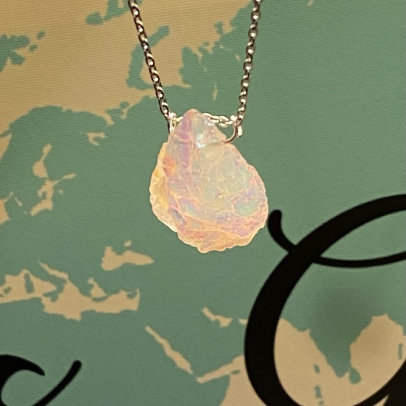 Rose Angel Aura Quartz Necklace Coming Soon - Picture 7 of 7